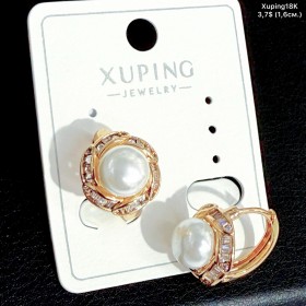 Сережки Xuping18К 20519 (1.6см)